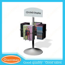 promotion hanging DVDs rotating tabletop display